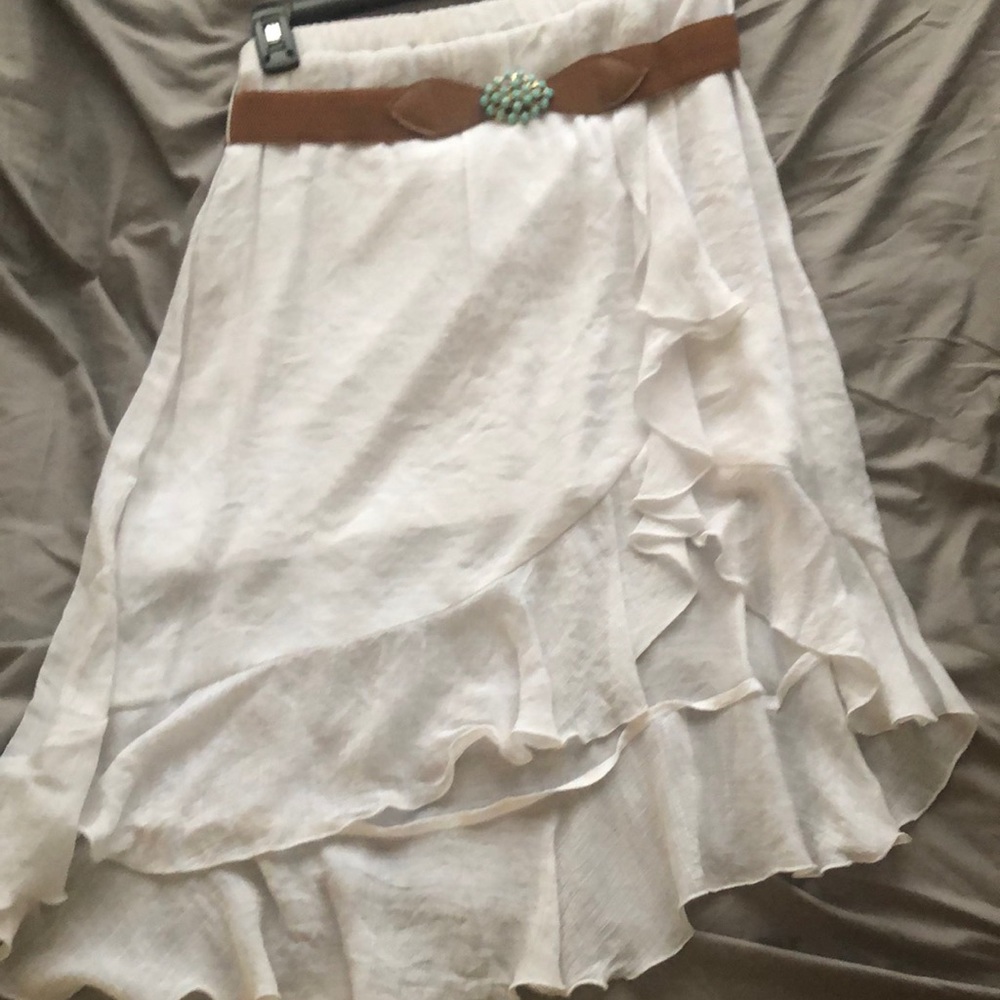 White skirt